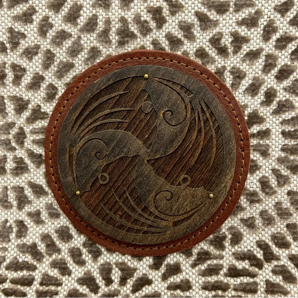 Add Libb Designs Fabric Boho Biloba Handbag Clutch OOAK - Picture 2 of 8